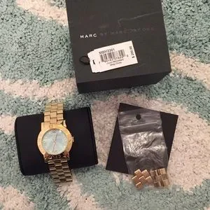 Marc Jacobs | Accessories | Marc Jacobs Gold Watch With Mint  display picture 3